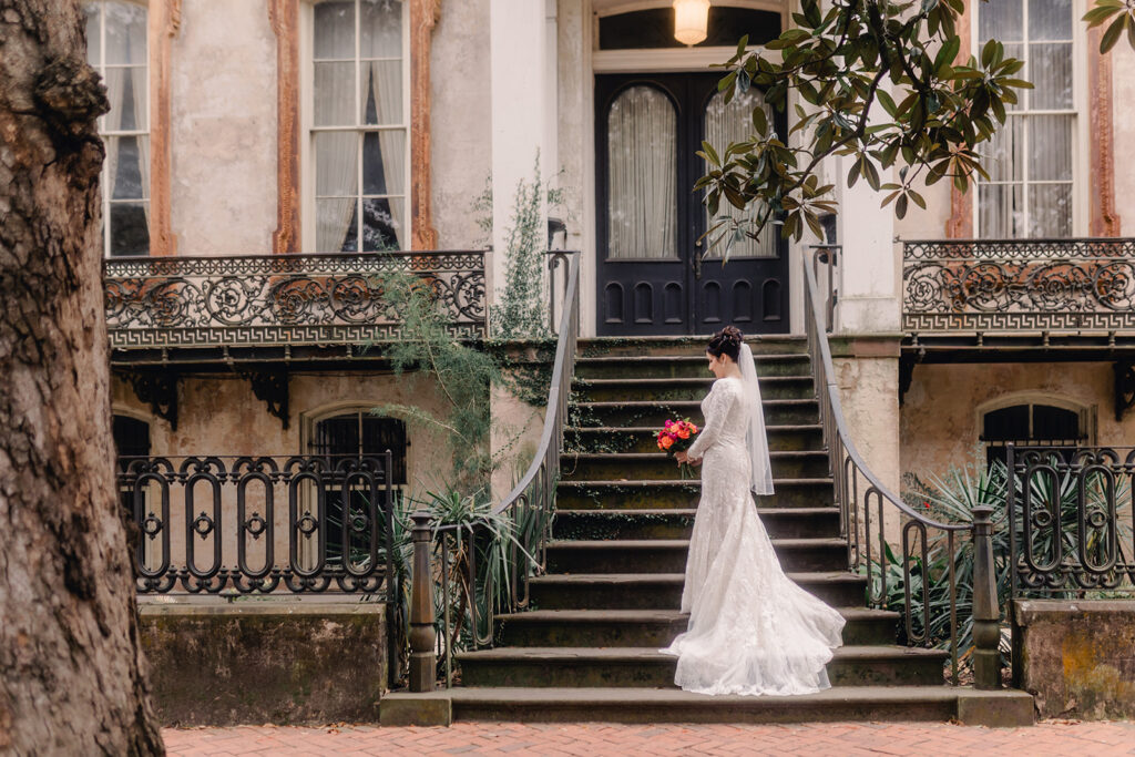 Their Elopement Captured Savannah's Beauty