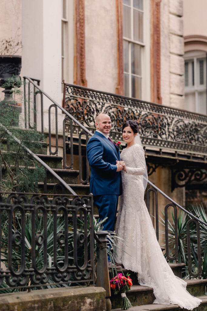 Their Elopement Captured Savannah's Beauty