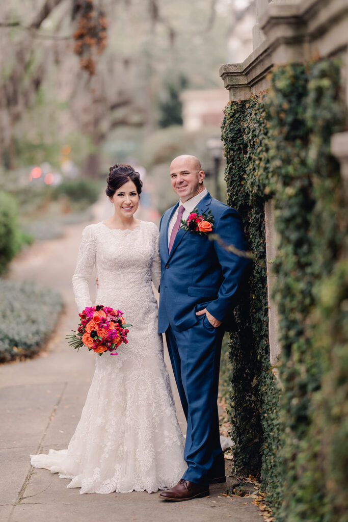 Their Elopement Captured Savannah's Beauty