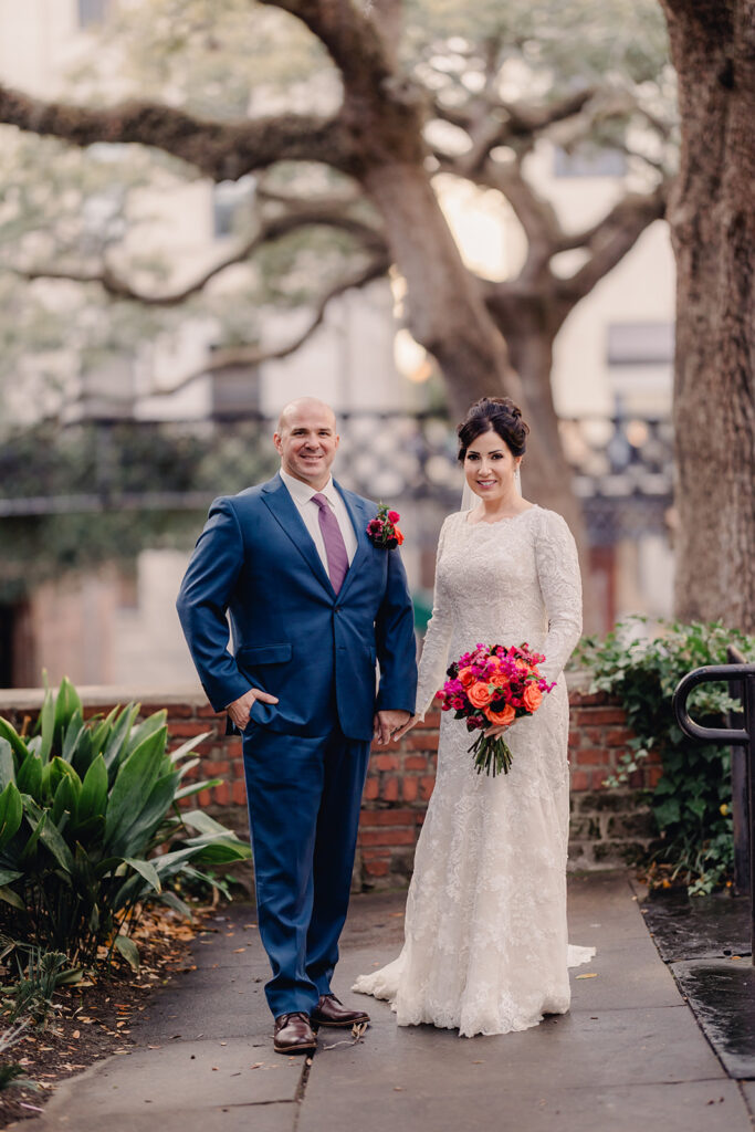 Their Elopement Captured Savannah's Beauty