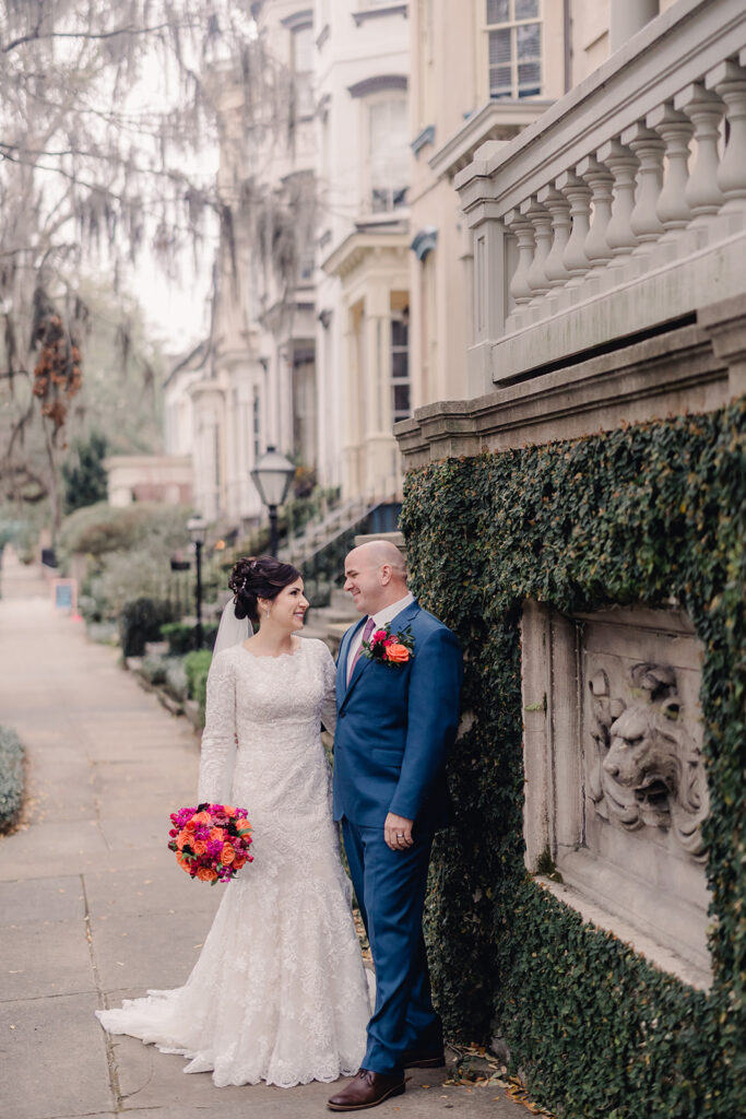 Their Elopement Captured Savannah's Beauty