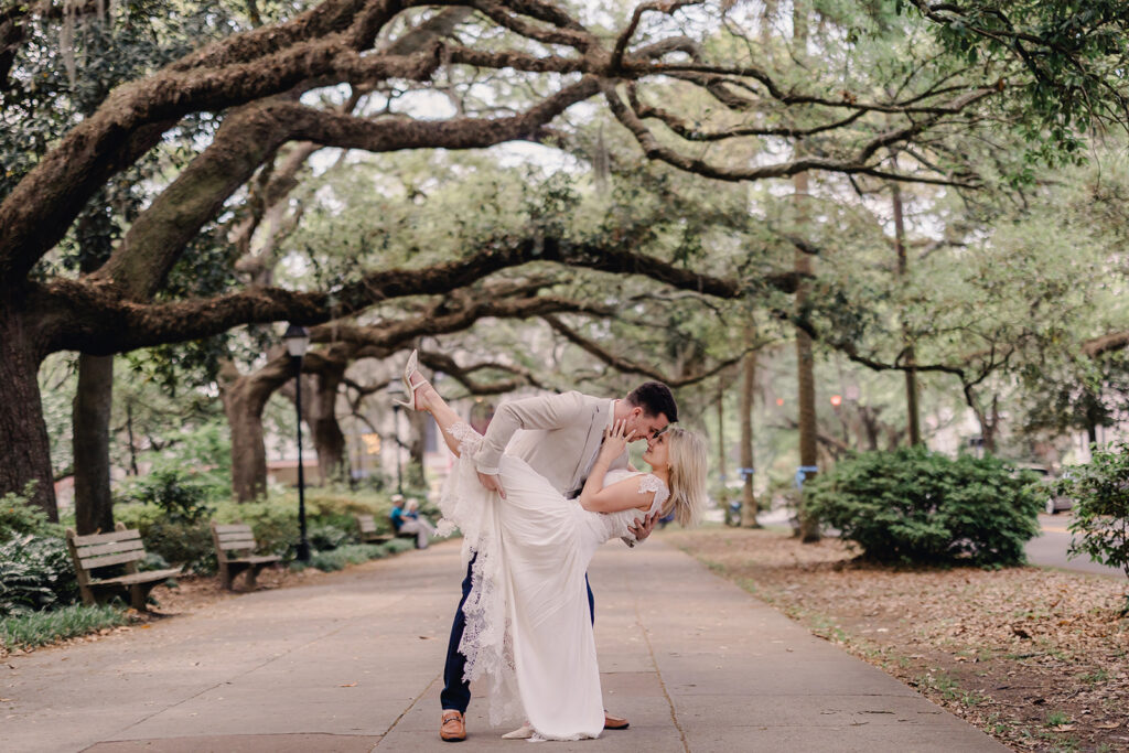Fall in Love with a Surprise Savannah Elopement