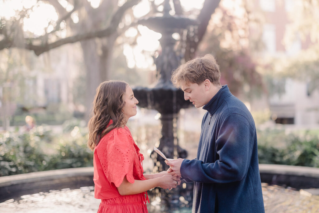 The Day He Proposed in Savannah