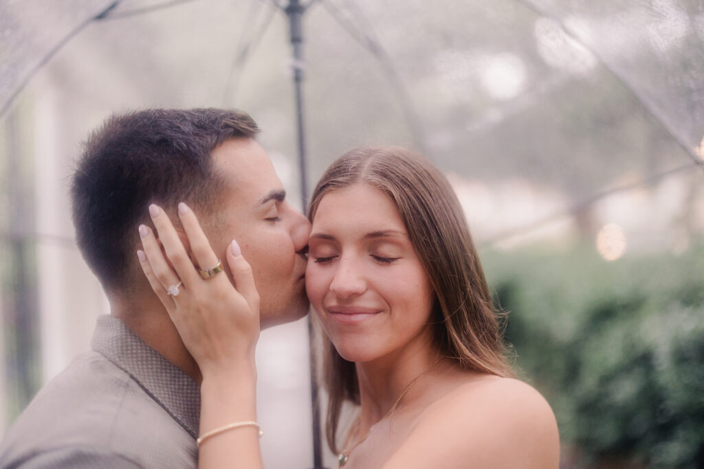 Unforgettable Rainy-Day Proposal in Savannah