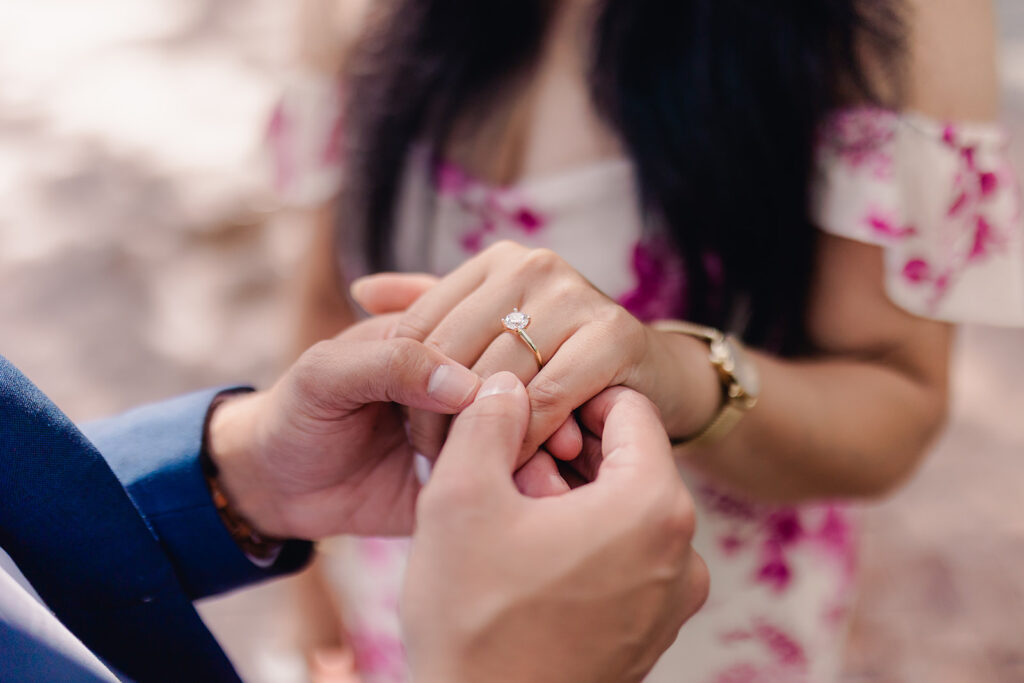 A Romantic Surprise Proposal at Forsyth Park