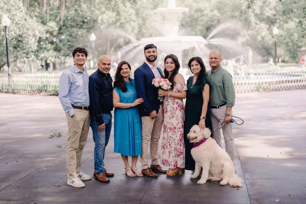 A Romantic Surprise Proposal at Forsyth Park