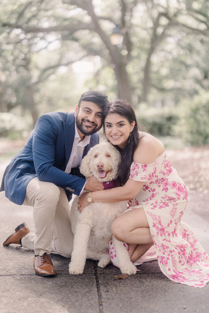 A Romantic Surprise Proposal at Forsyth Park
