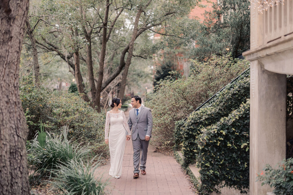 A Perfect Elopement at Savannah's Gastonian