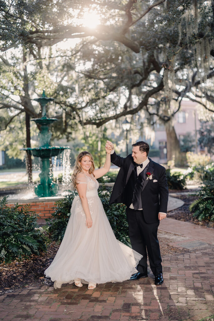 A Beautiful Vow Renewal in Romantic Savannah