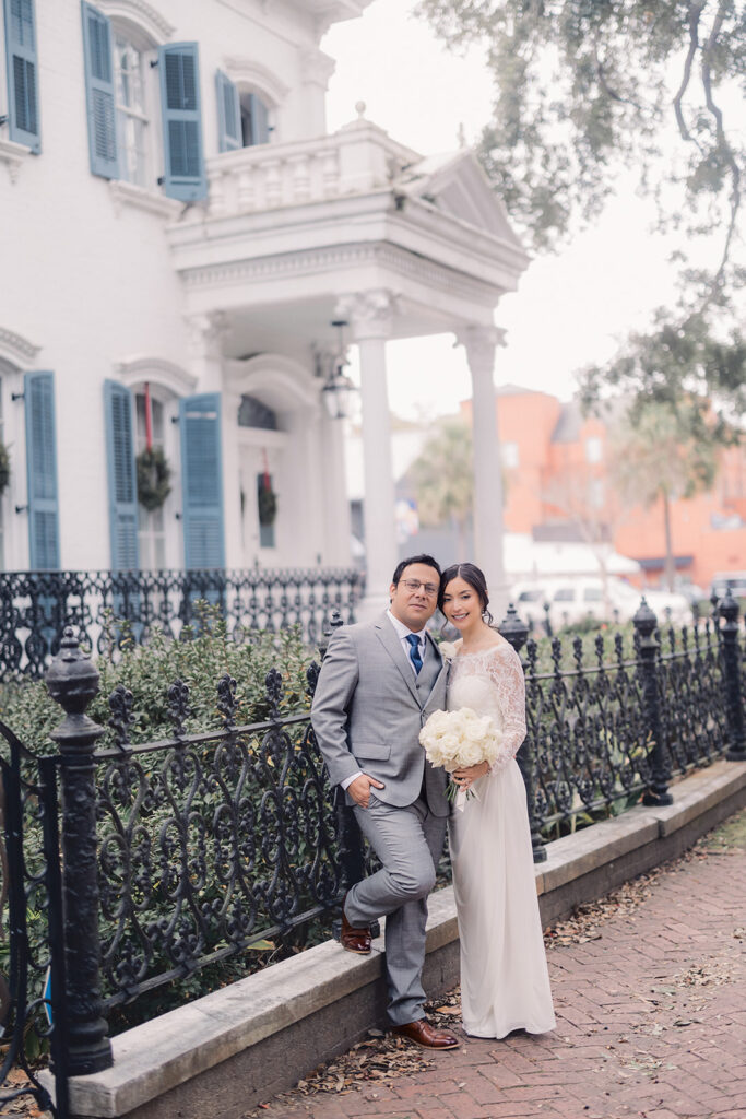 A Perfect Elopement at Savannah's Gastonian
