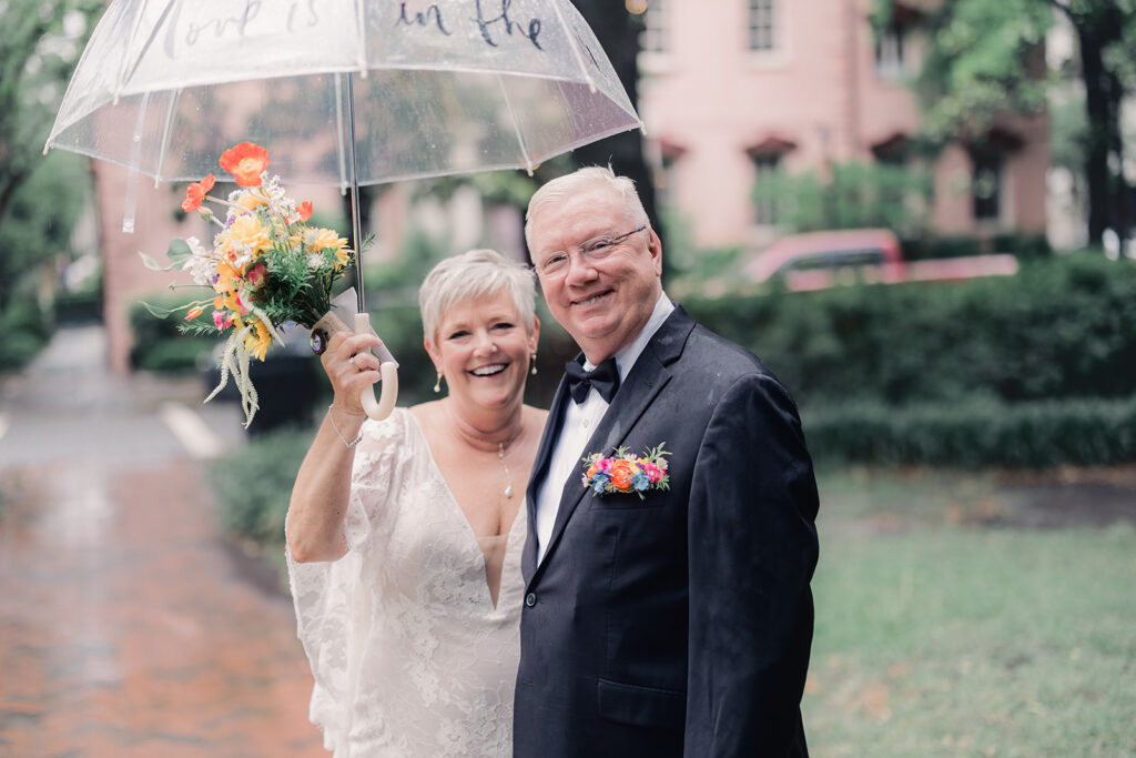A Rainy-Day Savannah Elopement