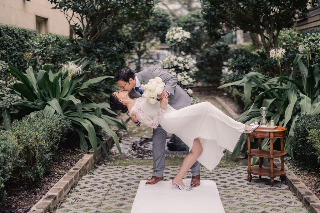 A Perfect Elopement at Savannah's Gastonian