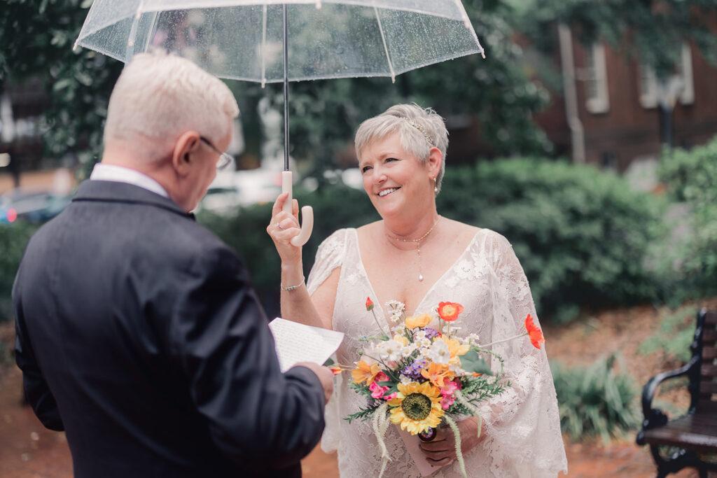 A Rainy-Day Savannah Elopement