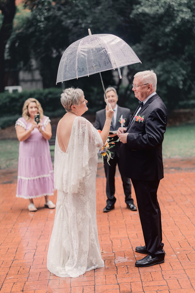 A Rainy-Day Savannah Elopement