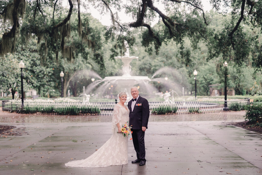 A Rainy-Day Savannah Elopement
