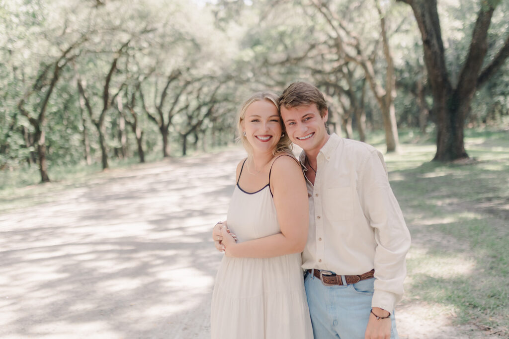 A Picture-Perfect Proposal on the Avenue of Oaks