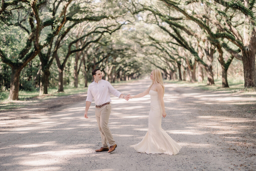 Celebrate a Savannah Engagement at Wormsloe
