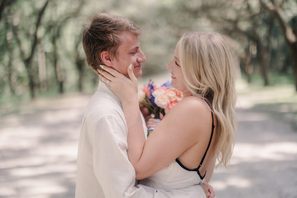 A Picture-Perfect Proposal on the Avenue of Oaks