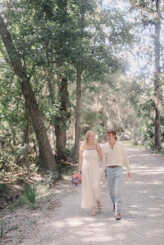 A Picture-Perfect Proposal on the Avenue of Oaks