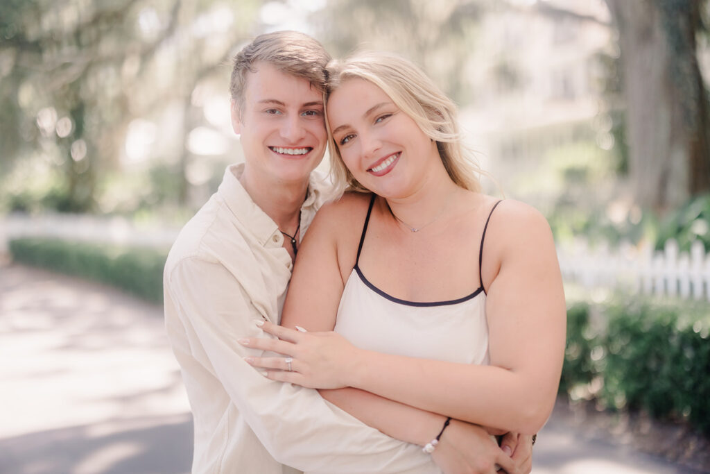 A Picture-Perfect Proposal on the Avenue of Oaks