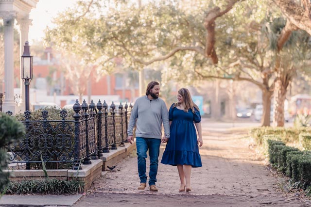 Savannah Engagement Photos: A City-Wide Love
