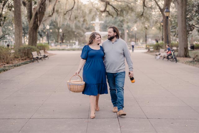 Savannah Engagement Photos: A City-Wide Love