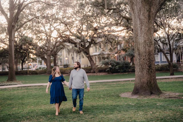 Savannah Engagement Photos: A City-Wide Love
