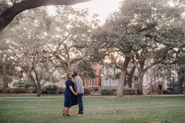 Savannah Engagement Photos: A City-Wide Love