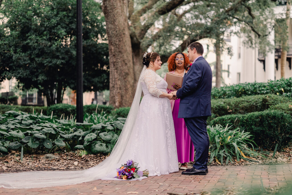 Rainy Day Elopement in Savannah