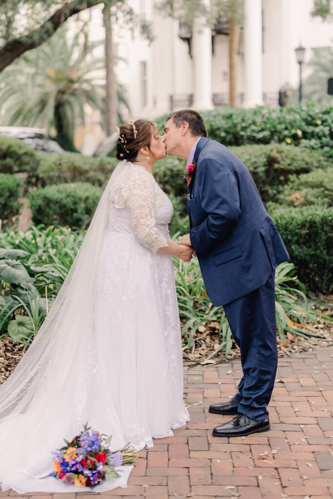 Rainy Day Elopement in Savannah