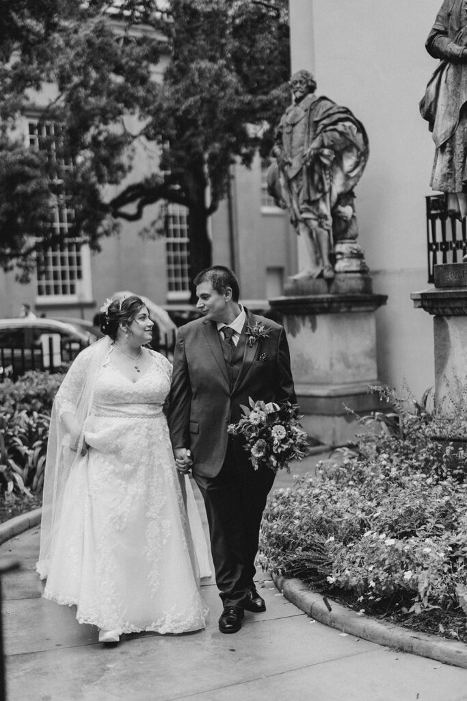 Rainy Day Elopement in Savannah
