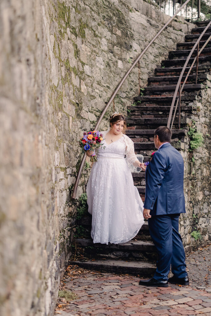 Rainy Day Elopement in Savannah