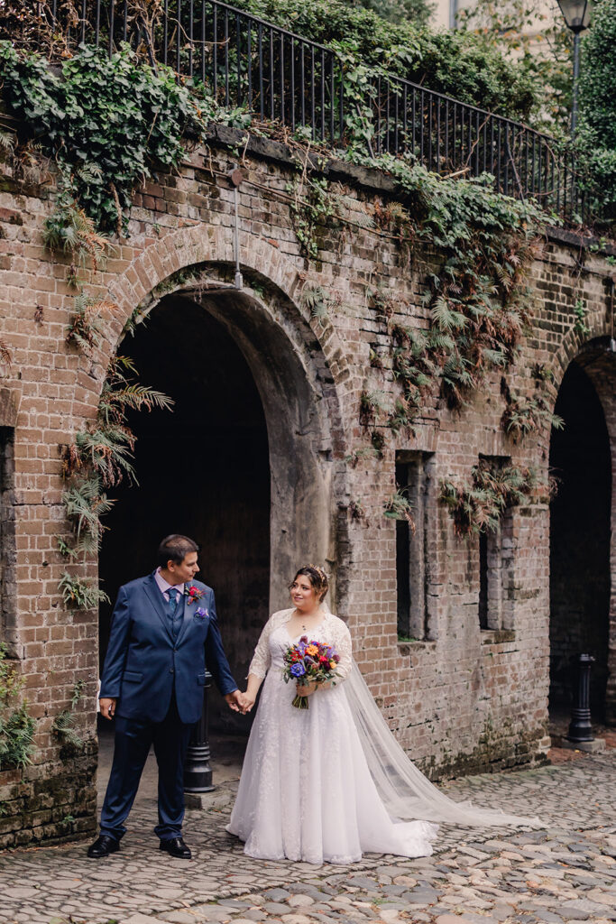 Rainy Day Elopement in Savannah