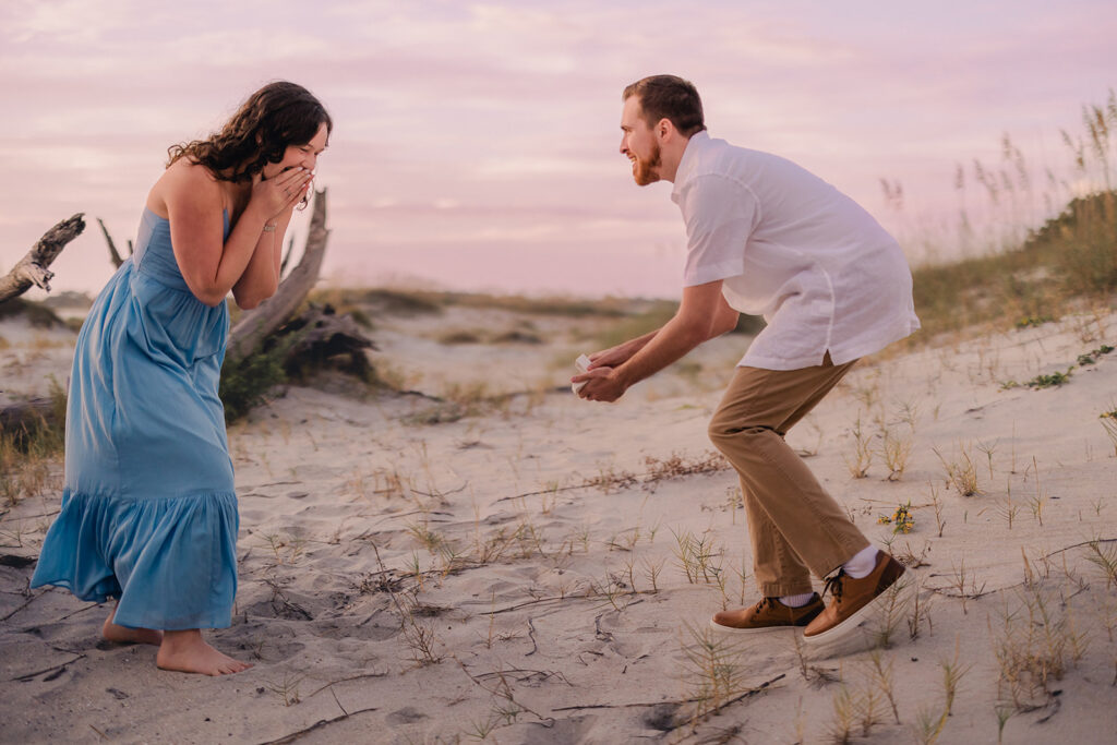 Celebrating Another Beautiful Beach Proposal