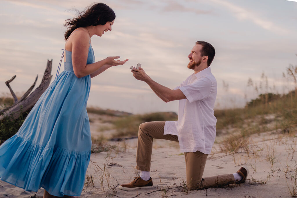 Celebrating Another Beautiful Beach Proposal