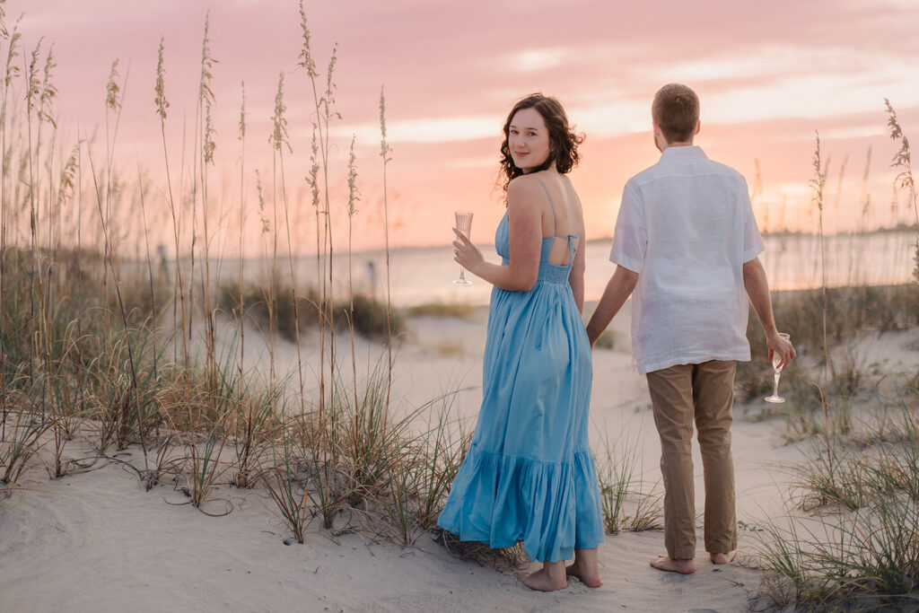 Celebrating Another Beautiful Beach Proposal