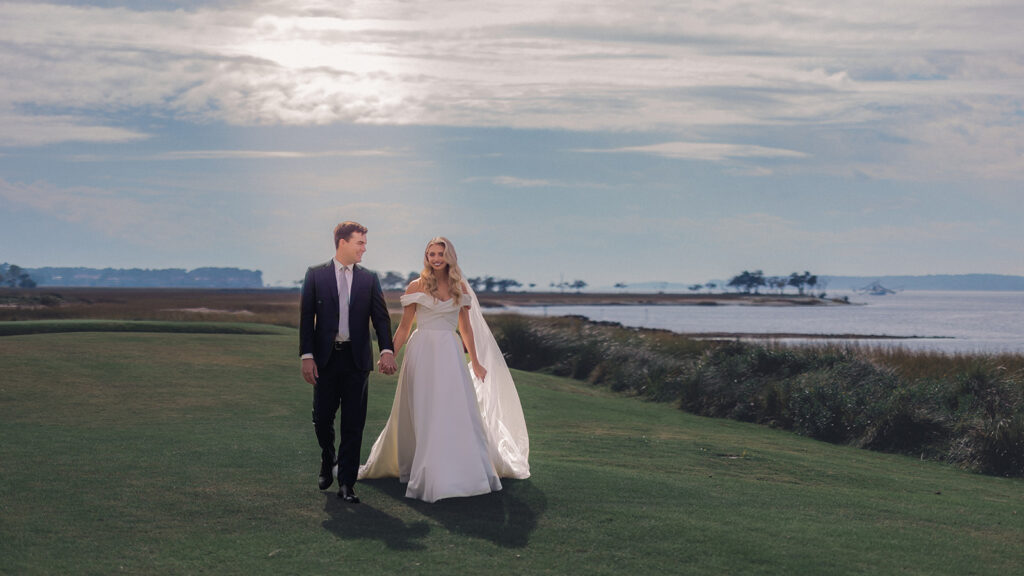 Wedding portraits at Sea Pines Resort.