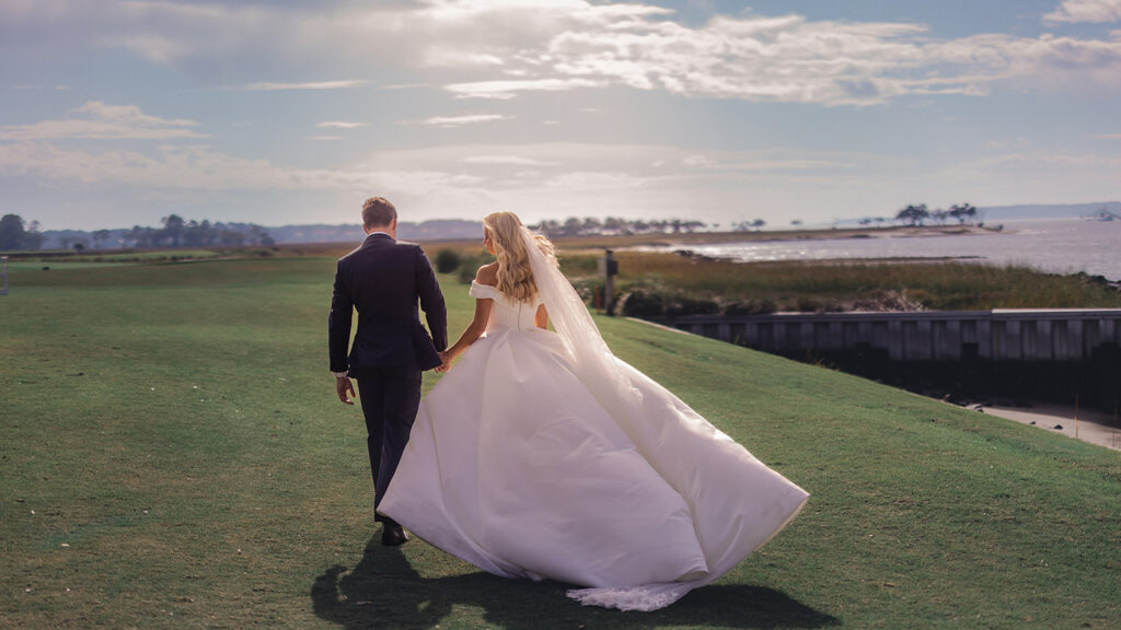 Wedding portraits at Sea Pines Resort.