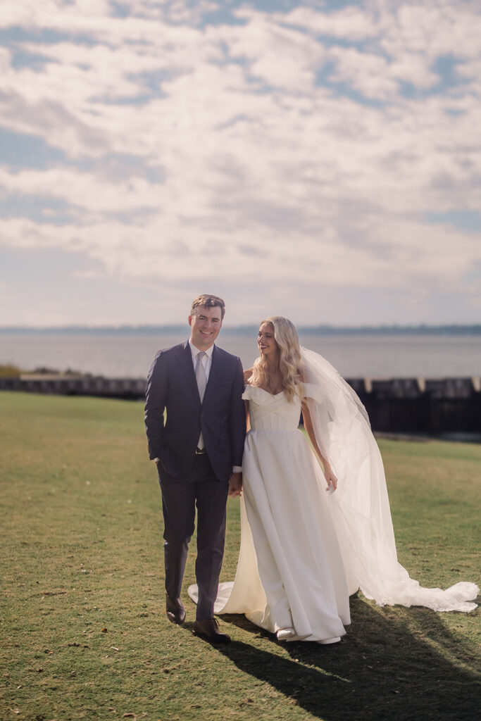 Wedding portraits at Sea Pines Resort.