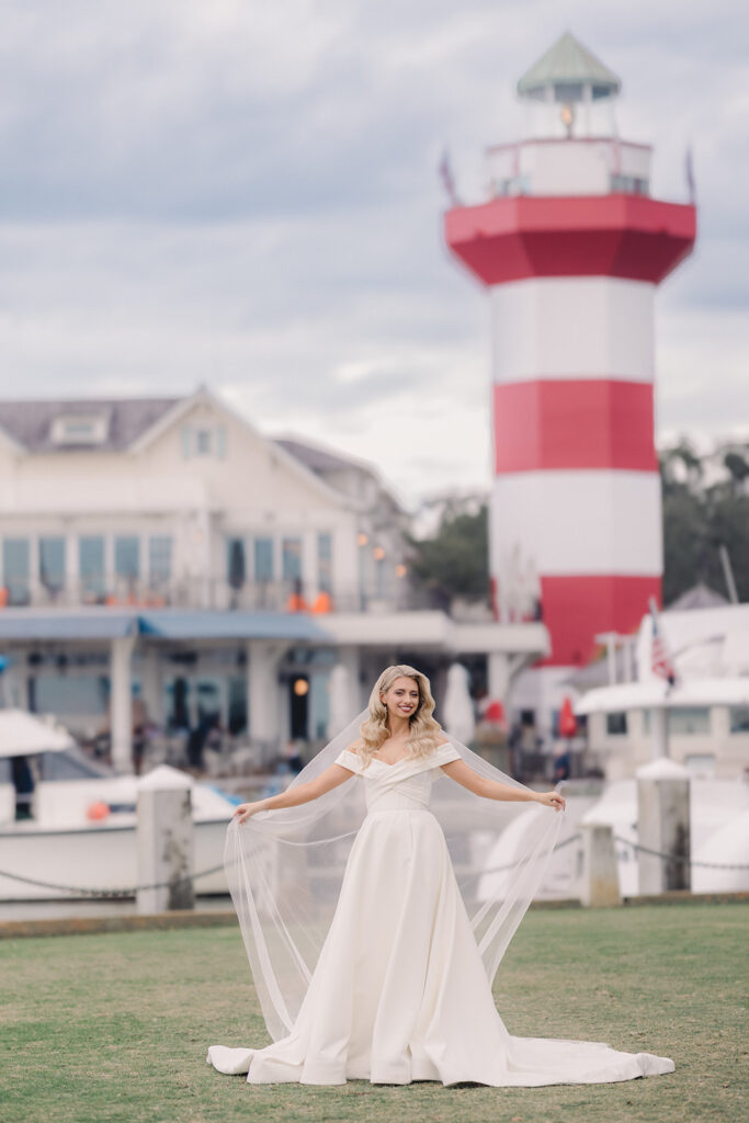 Wedding portraits at Sea Pines Resort.