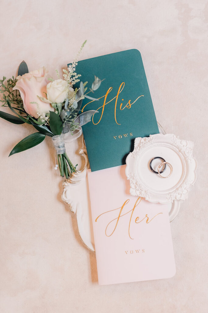 Wedding details for Savannah elopement