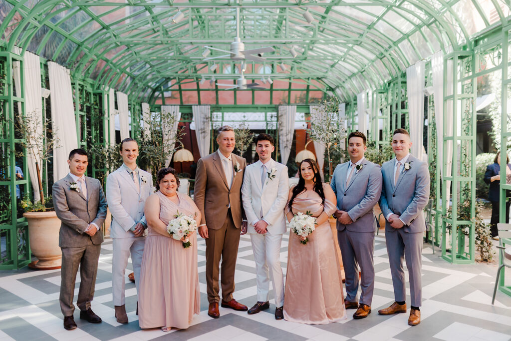 Fall hued tones are seen in the bridal party with this fall wedding full of inspiration.