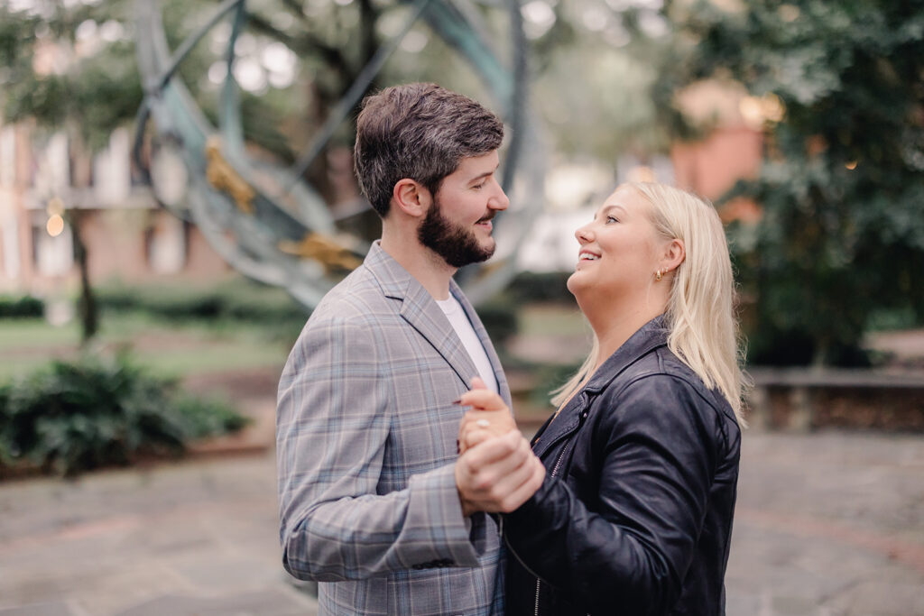 Savannah Troup Square Proposal - Esther Griffin Photography