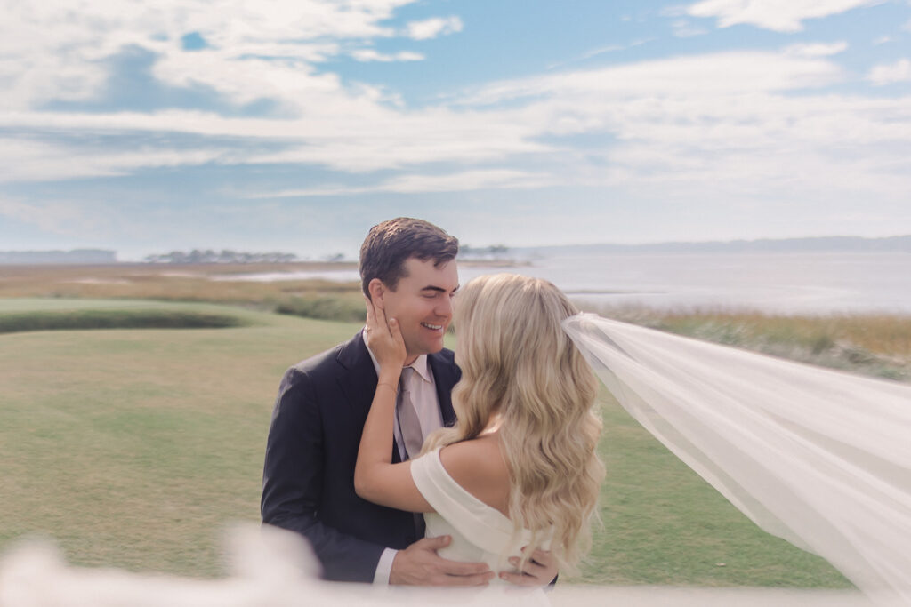 Wedding portraits at Sea Pines Resort.