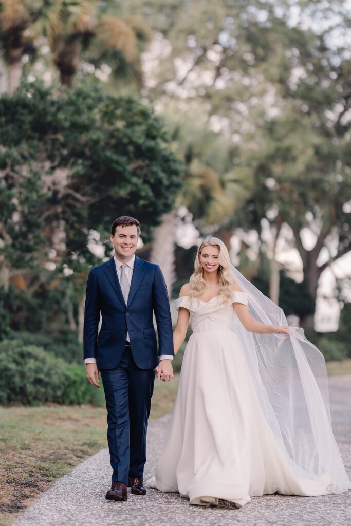 Wedding portraits at Sea Pines Resort.
