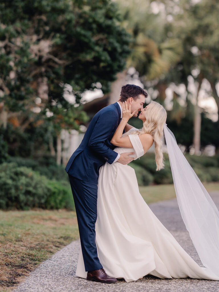 Wedding portraits at Sea Pines Resort.