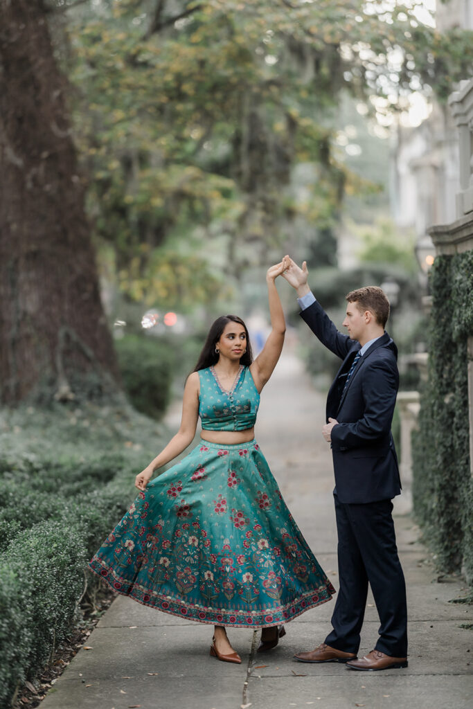 Forsyth Park / Savannah GA Engagement: Esther Griffin Photography