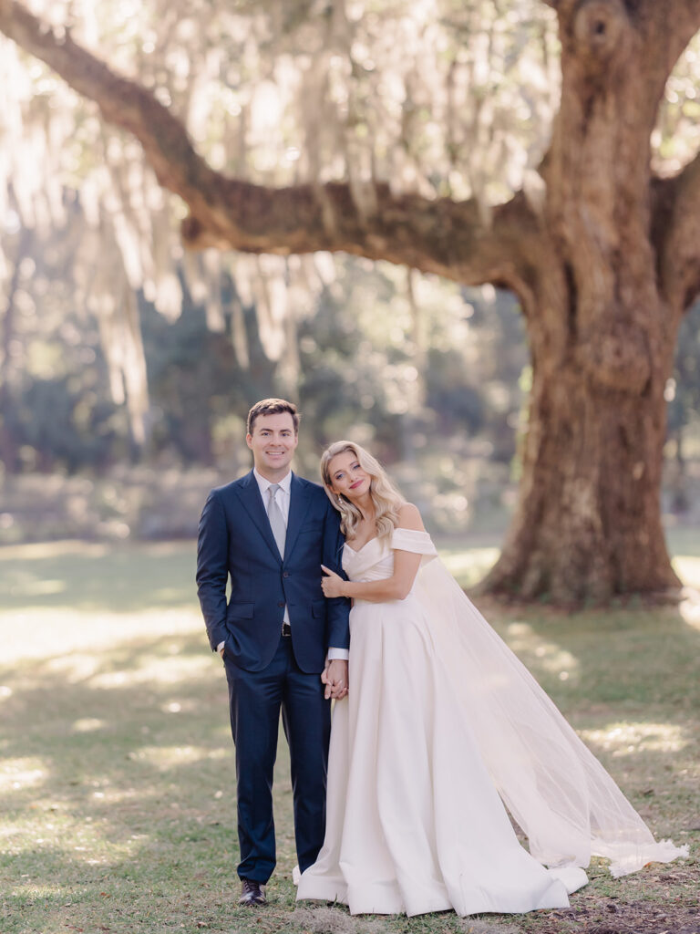 Wedding portraits at Sea Pines Resort.