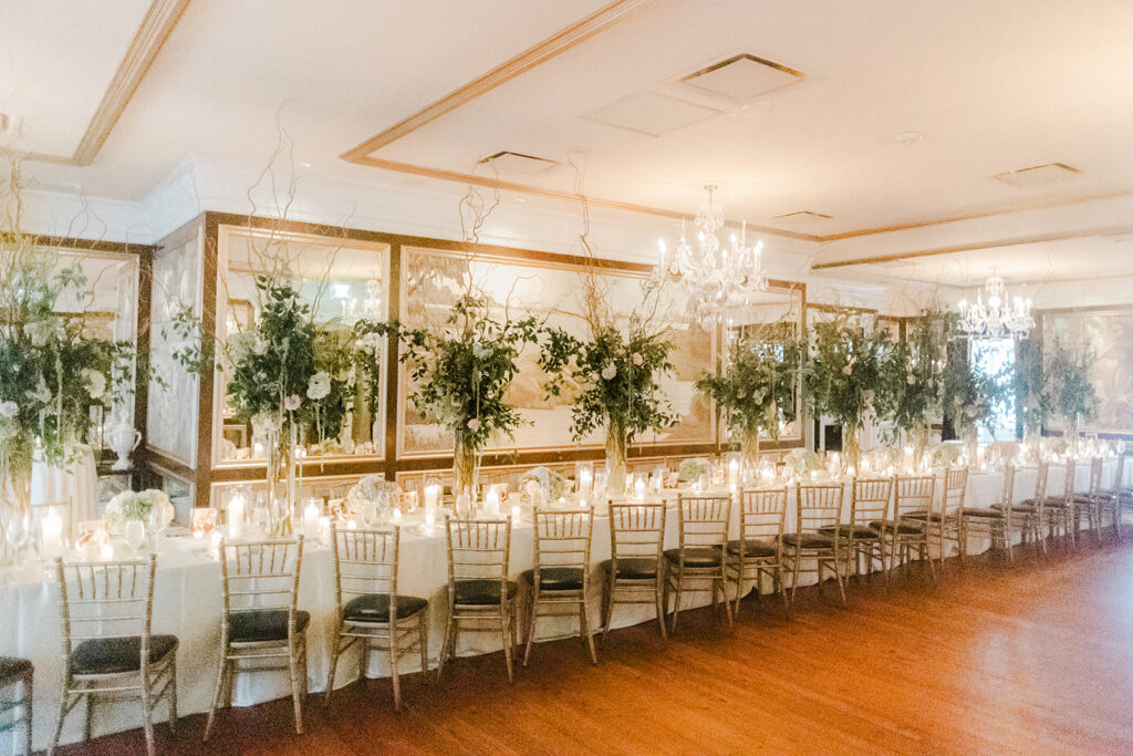 Fall wedding reception inspiration.