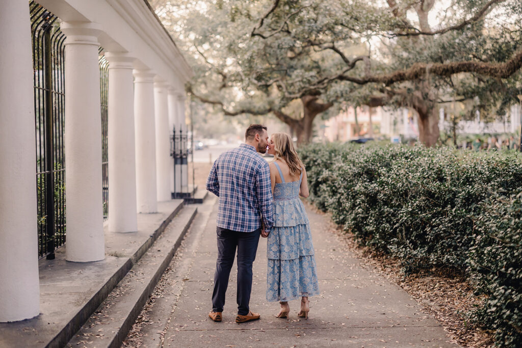 Proposal at Forsyth Park's Fragrant Garden.